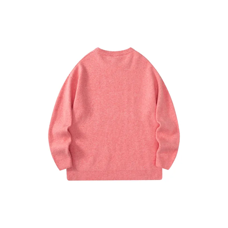 Suamoment Autumn Vintage Casual Couple Loose Fit Knitwear Unisex-13