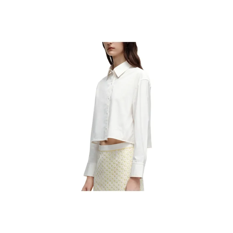 KARL LAGERFELD FW24 Shirt Women's Beige-2