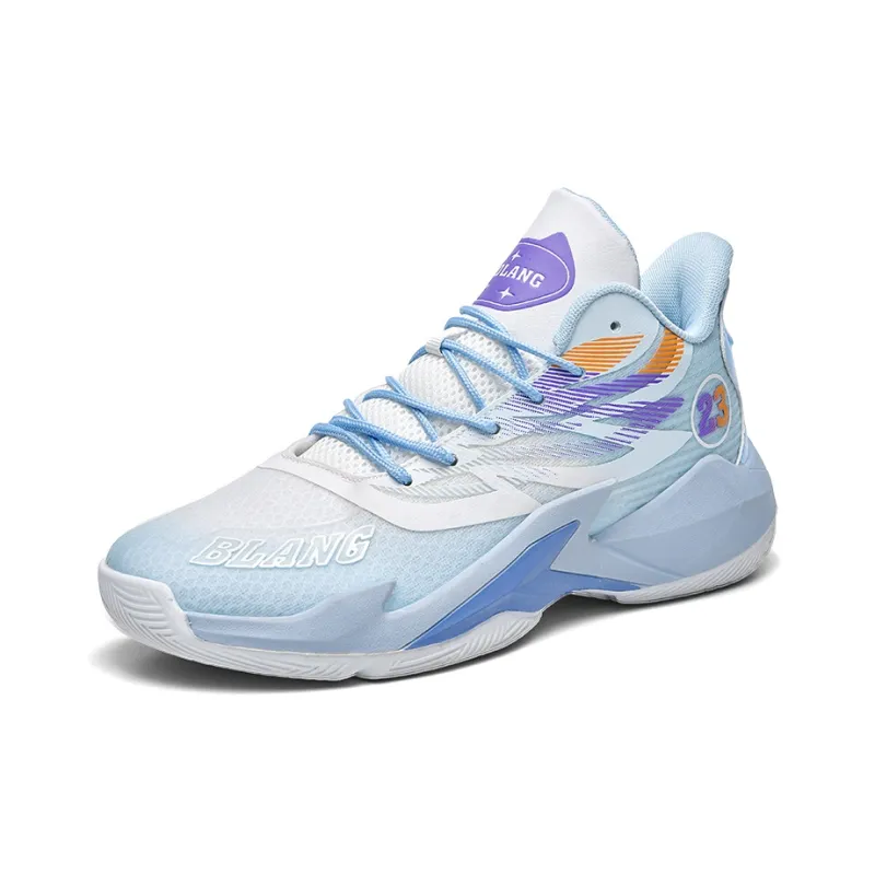 MUSNODO Breathable Coverage Support Mid Top Basketball Shoes Unisex-6