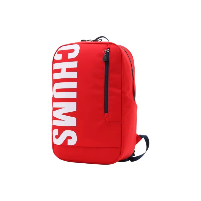 CHUMS Recycled Polyester Backpack Unisex Red-0