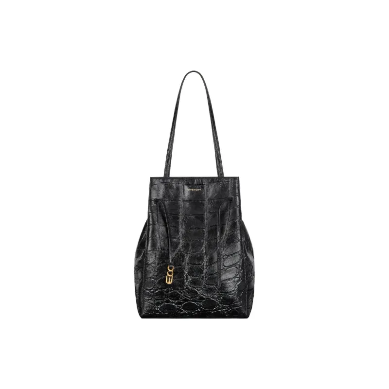 GIVENCHY Voyou Calfskin Tote Bag, Shopping Bag, Handbag, Shoulder Bag Medium Size Women's Black-1