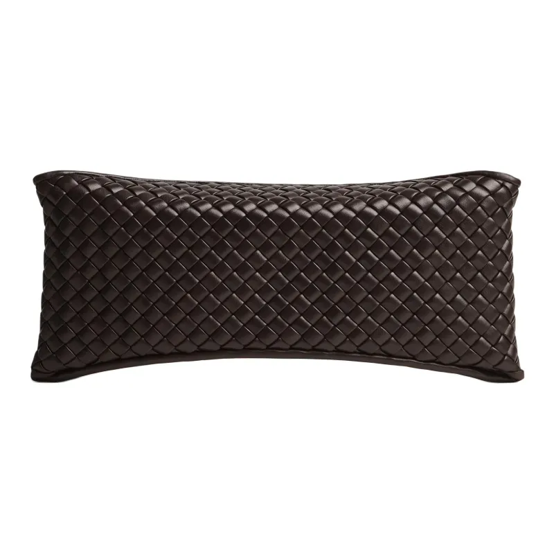 Bottega Veneta Lambskin Clutch Women's Dark Brown-2