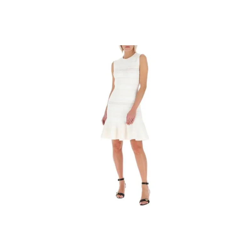 Alexander McQueen Striped Mini Dress-4
