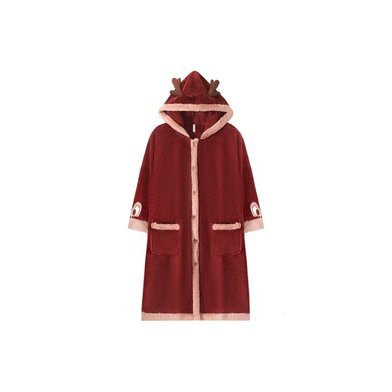 ROUKEER Unisex Bath Robes-4