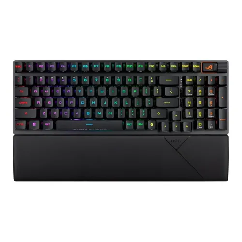 ROG Ranger 2 RX98 노와이어 에디션 광학 기계식 스위치, 노와이어 트리 모드, 피어리스 컴팩트, 게이밍 기계식 키보드