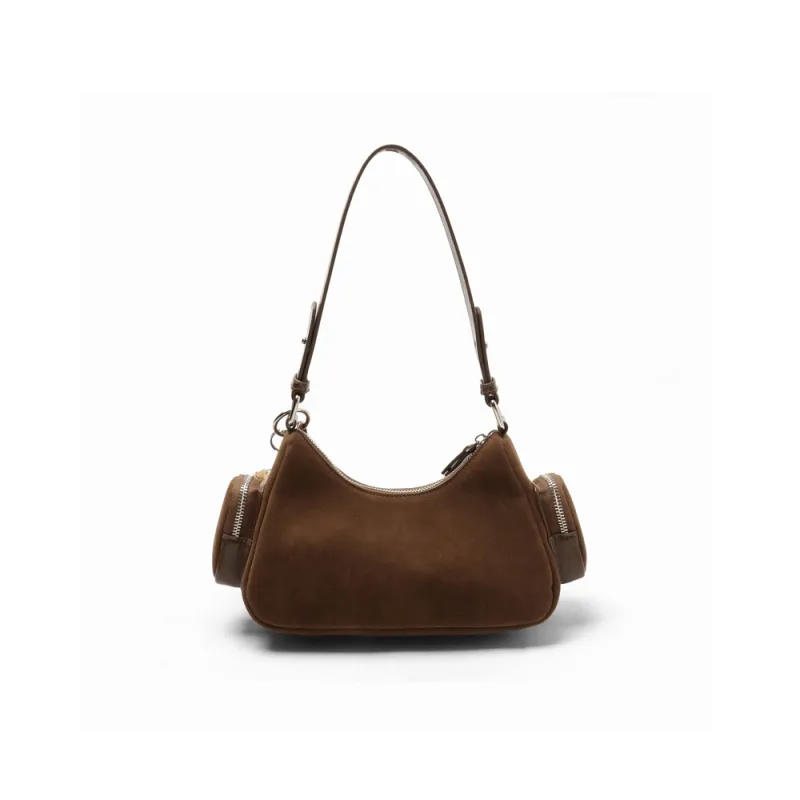 MZ HOUGE Pu Fall And Winter Advanced Niche Shoulder Bag Regular Women's Coffee-2