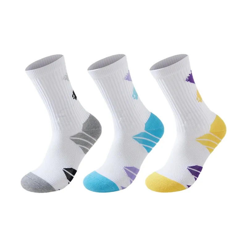 MIIOW Trend Party Series Basketball Socks Unisex 3 Pack-11