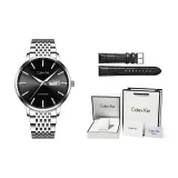 Silver Black Dial
