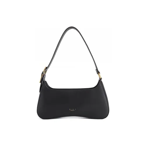 C.LI Cow Leather Cat Head Bag, Shoulder Bag Women's Loyang Black/Ash Pink/Brown Tea