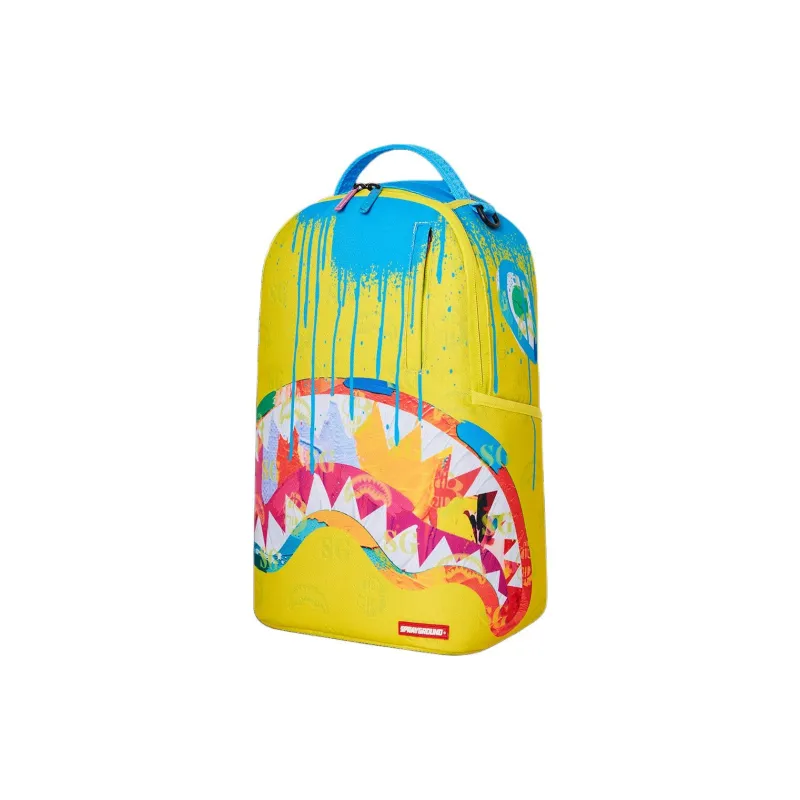 SPRAYGROUND Polyester Backpack Unisex Yellow-1