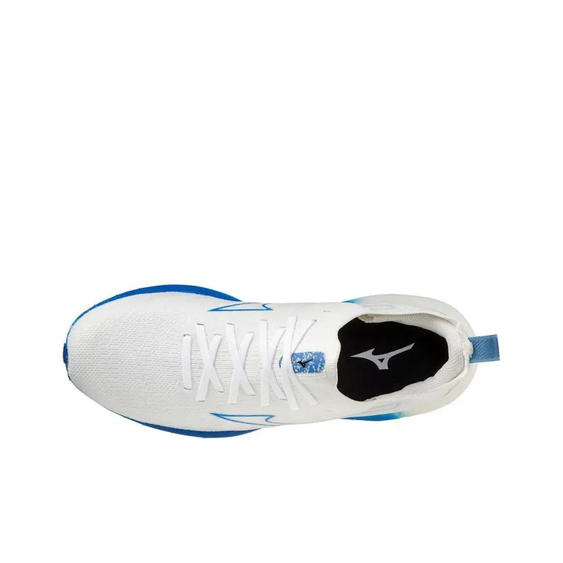 Mizuno Wave Neo Anti Slip Wear Resistant Low Top Running Shoes Men's White Blue-2