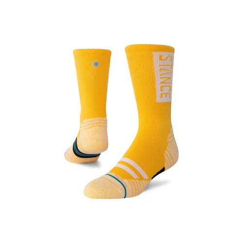 Stance x SunsetTrack Mid Calf Socks Unisex 1 Pack Yellow