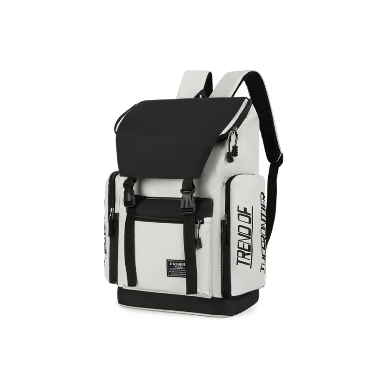 ADOONGA Canvas Backpack Regular Unisex Red/Blue-1