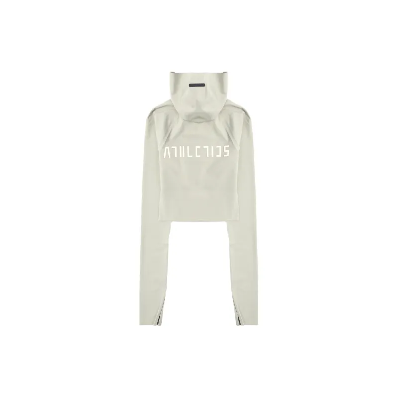 Fear Of God Athletics Women'ss Base Layer Crop Hoodie Sesame-1
