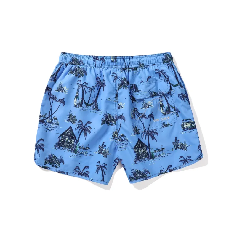 GAILANG Beach Shorts Men's Sky Blue-1