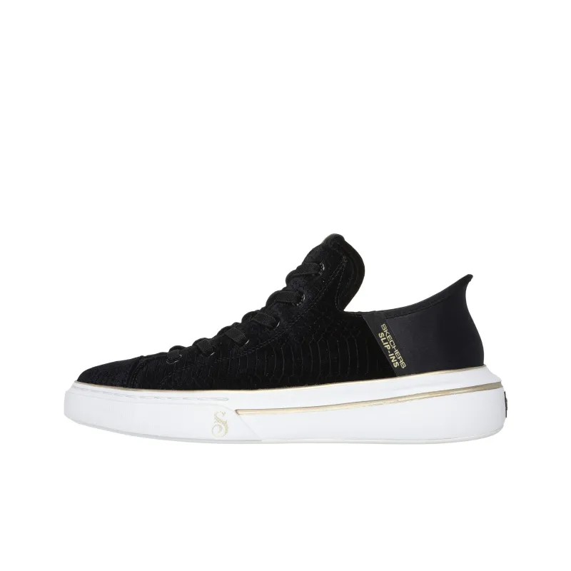 Snoop Dogg x Skechers Slip Ins Anti-Slip Wear-Resistant Low-Top Casual Shoes Men's Black-0