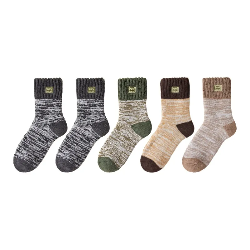 MIIOW Mid Calf Socks Men's Combo Set-6