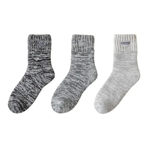 MIIOW Mid Calf Socks Unisex Combo Set