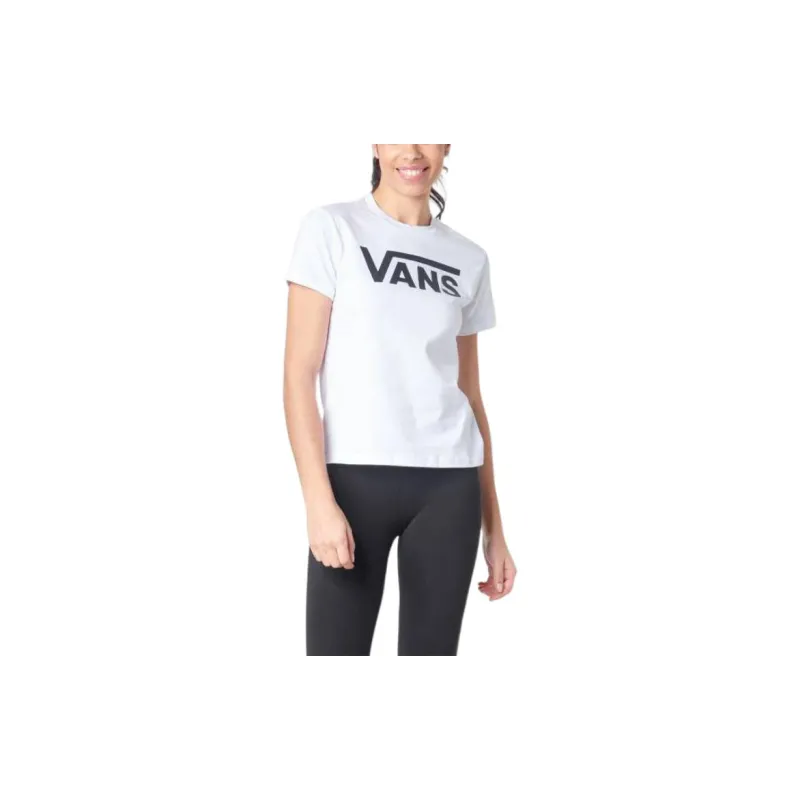Vans Wm Flying V Crew T Shirt Women's White-3