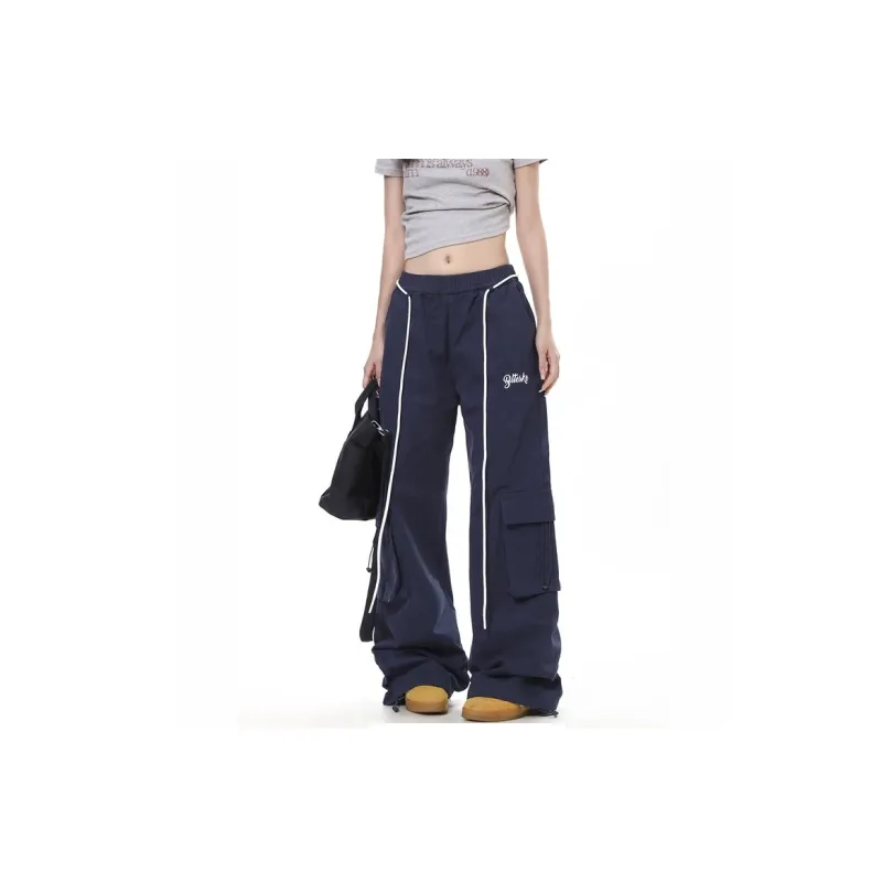 GBXM Cargo Pants Unisex Navy Blue-3