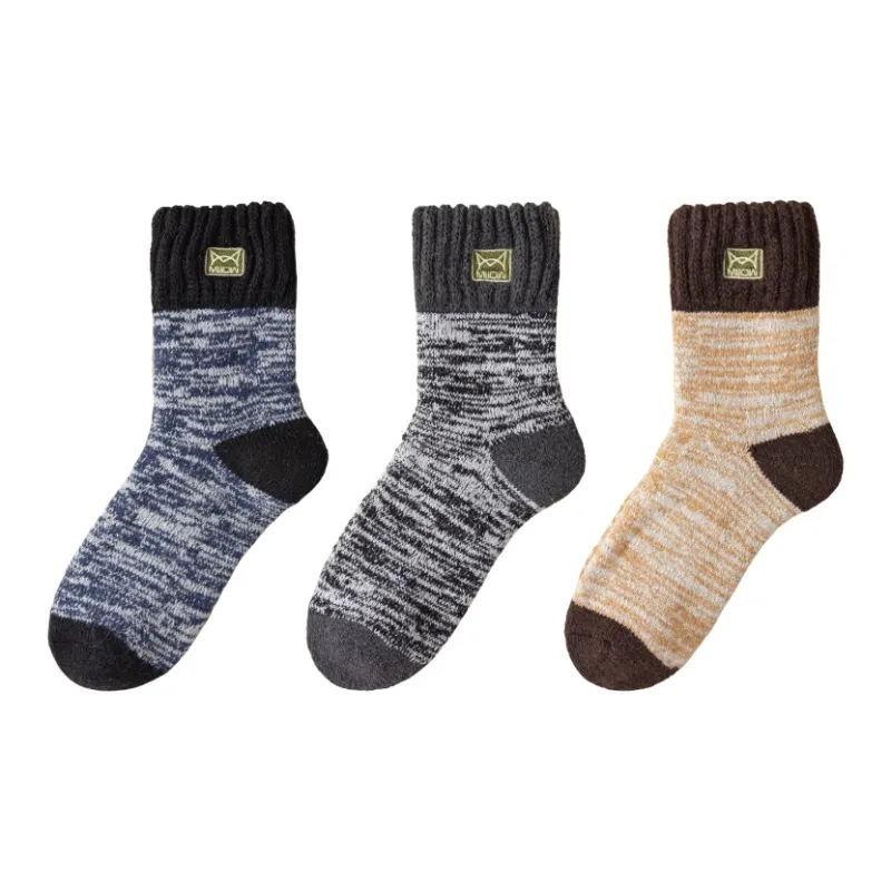 MIIOW Mid Calf Socks Men's Combo Set-4