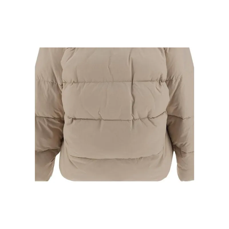 Balenciaga SS23 Puffer Jacket Regular Fit Women's Khaki-5