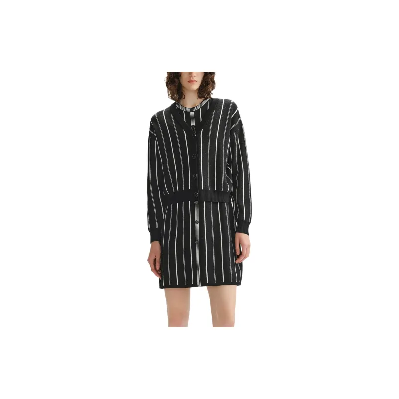 KARL LAGERFELD Knitwear Women's Black White-1