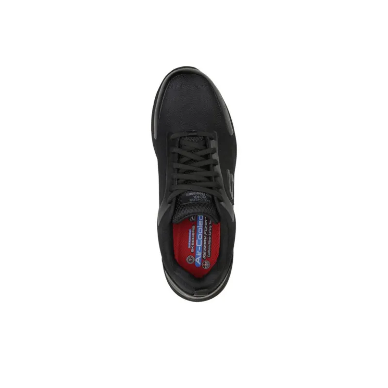 Skechers Work Anti Slip Wear Resistant Low Top Running Shoes Men's Black-3