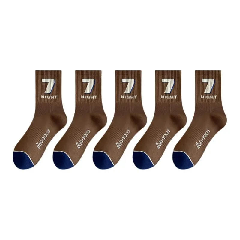 ROBINHOOD Mid Calf Socks Men's 5 Pack-8