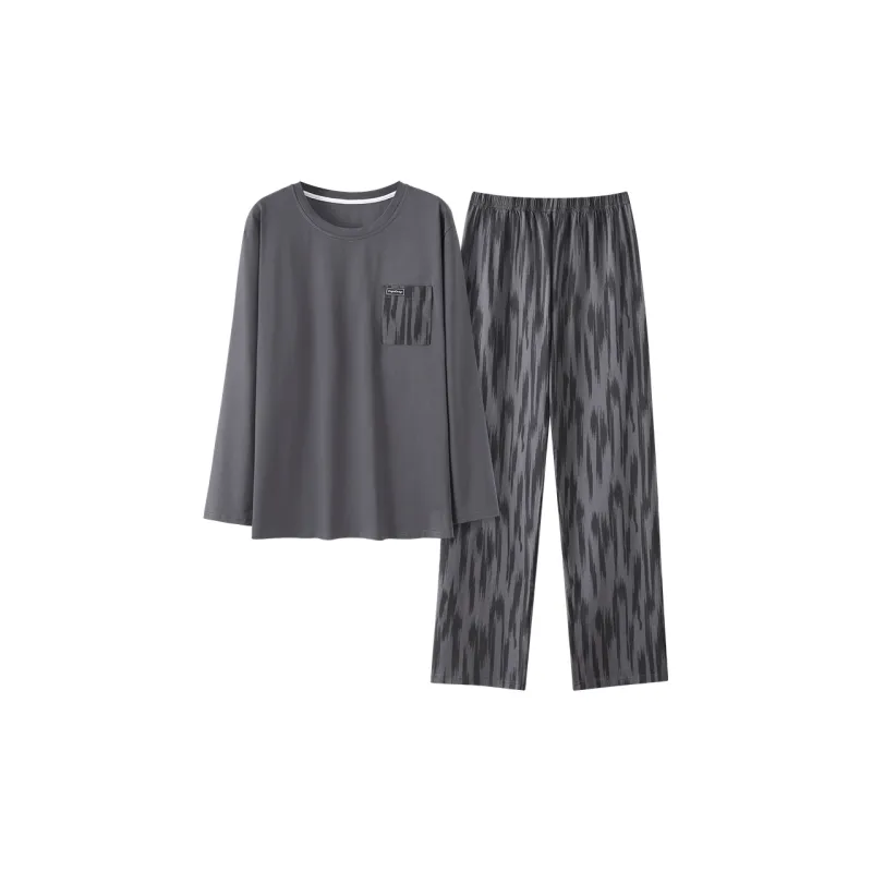 PLANDOO Men Pajama Sets-4