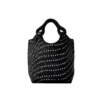 Staud Artificial Leather Bucket Bags Handbags Medium Size Women's Black