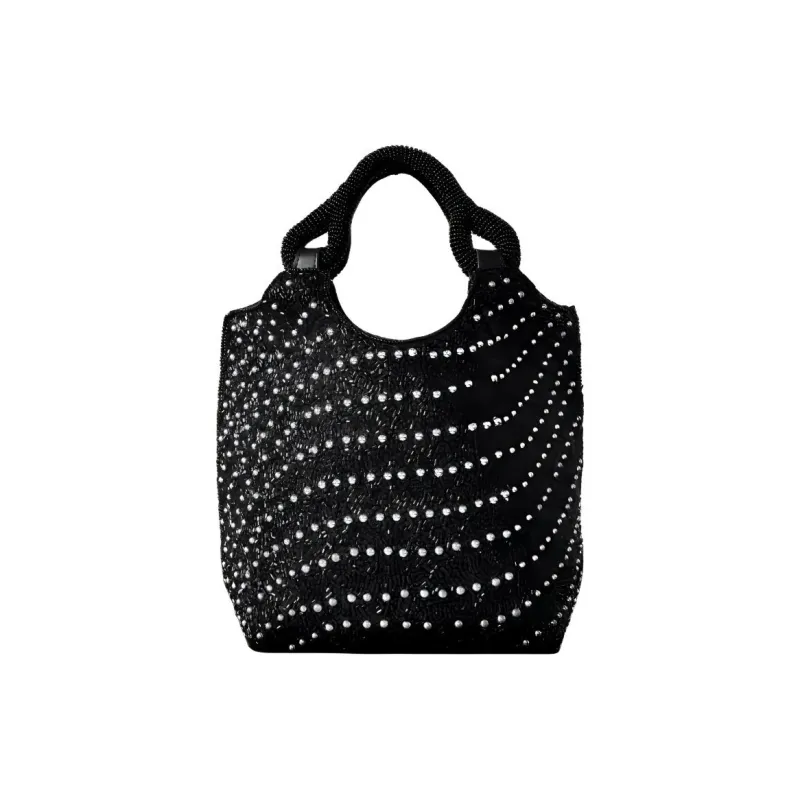 Staud Artificial Leather Bucket Bags Handbags Medium Size Women's Black-0