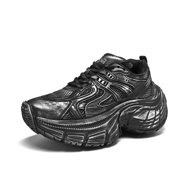 BLVCK PARIS Dark Night Series Low Top Chunky Sneakers Unisex-1