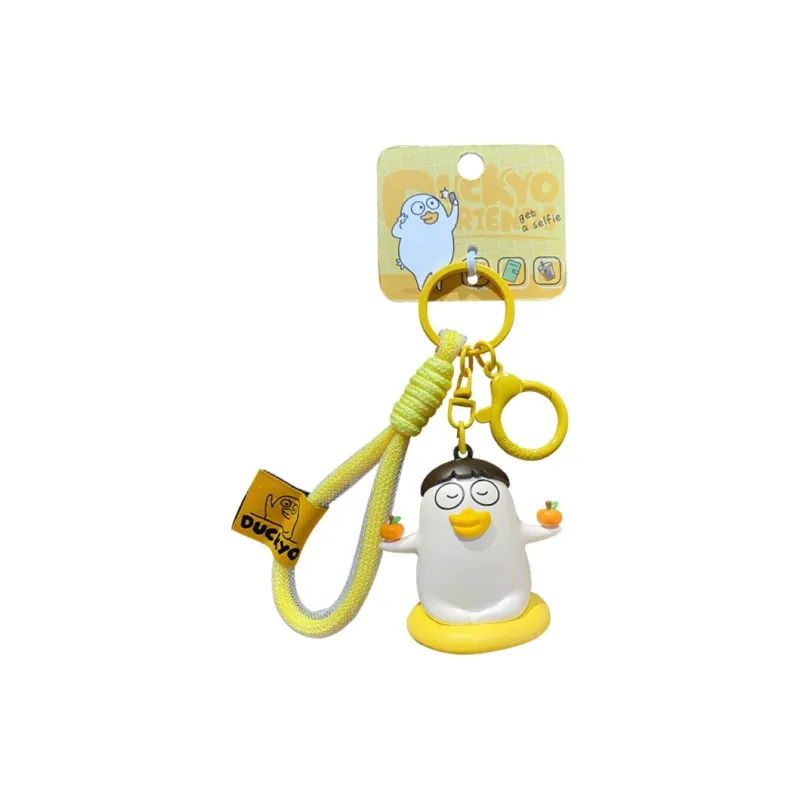 Baimao PVC+ Hardware Keychains Unisex-4
