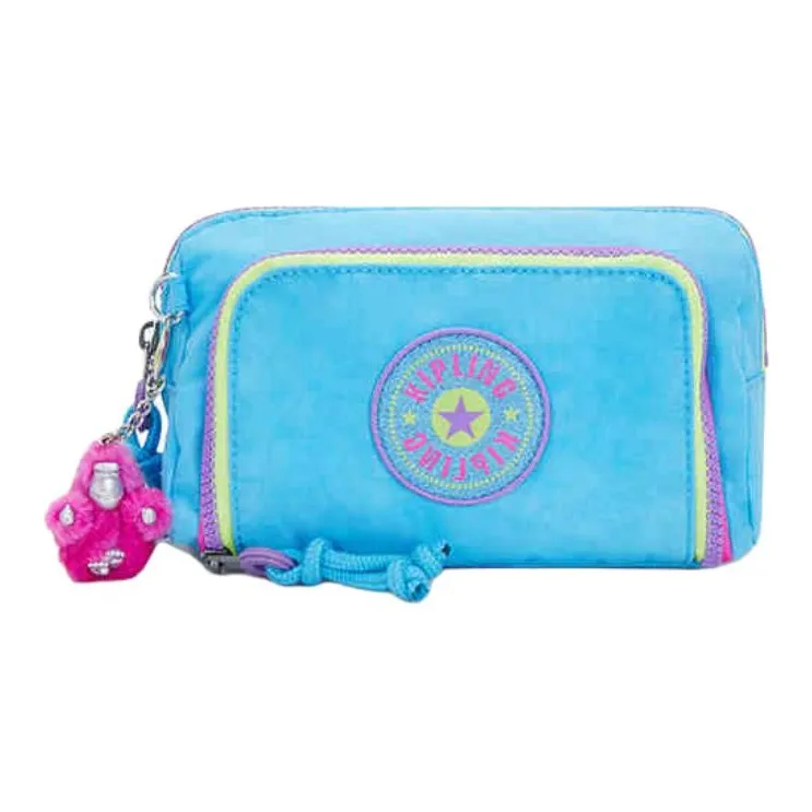 Kipling Nylon Clutch Small Size Unisex Multicolor-4