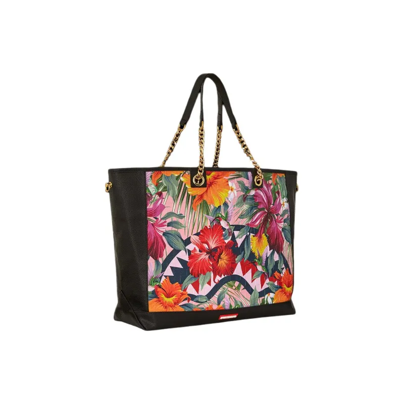 SPRAYGROUND Artificial Leather Tote Bag Shopping Bag Shoulder Bag Handbag Women's Black & Multicolor-1