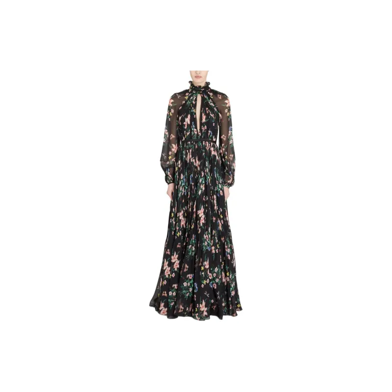 Giambattista Vall Botanical Draped Dress-1
