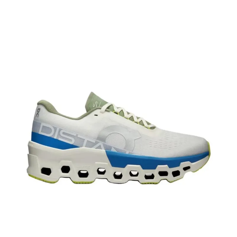 On Running CloudmOnster 2 Distance White Lapis Women's-1