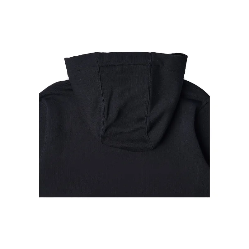 Burberry Prorsum Label Cotton Hoodie Black/Black-3