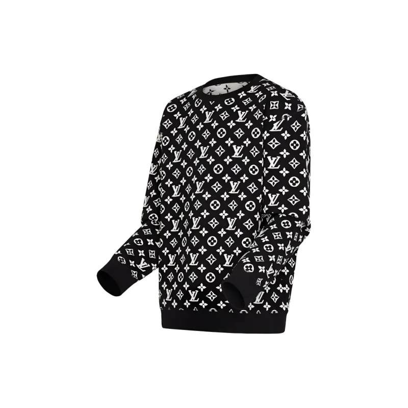 LOUIS VUITTON Sweatshirt Men's Black-3