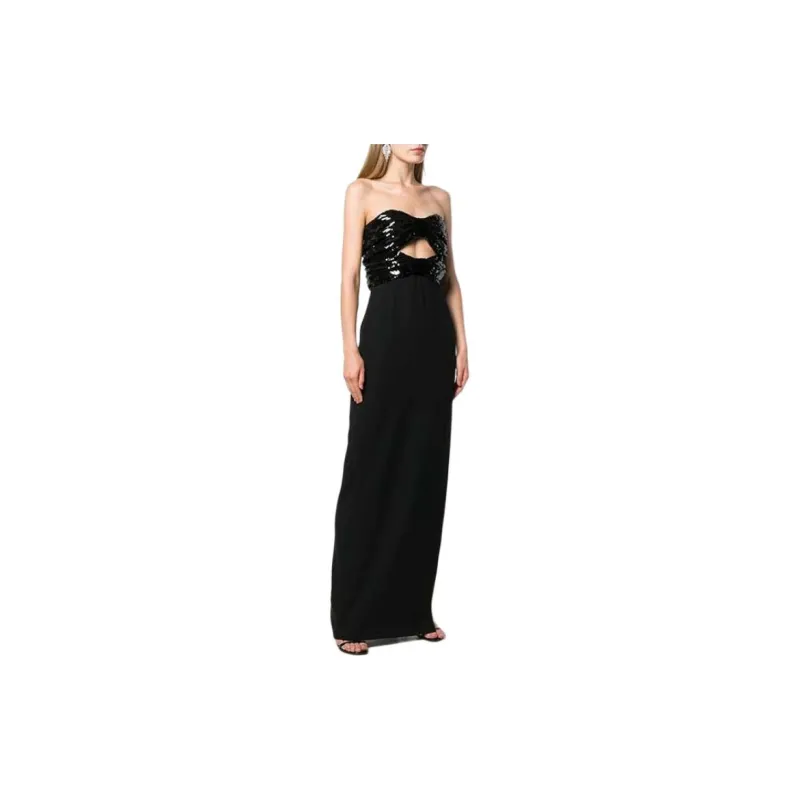 SAINT LAURENT Sequin embellished Evening Gown-1