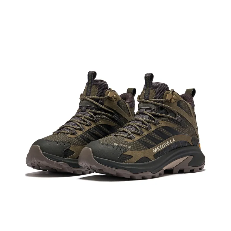 MERRELL Moab Speed 2 Mid Gore Tex Olive-1