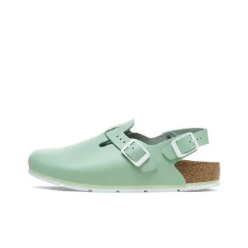 Birkenstock Rubber Sole Slip Resistant Wrap toe Slippers Unisex Green