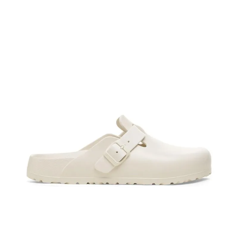 Birkenstock Boston Series Closed Toe Slippers Unisex White Regular-1