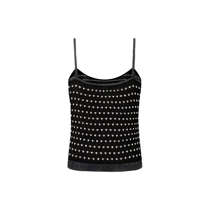 KARL LAGERFELD SS24 Camisole Women's Black-1
