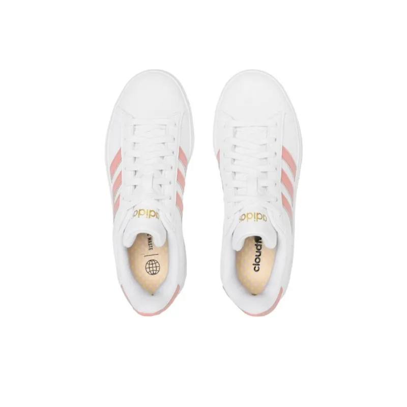 Adidas Grand Court 2.0 Cloud White Wonder Clay Gold Metallic-3