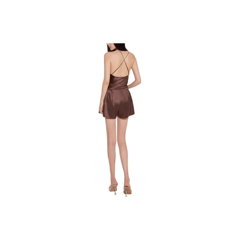 SILKY MIRACLE SS23 Pajama Set Women's Chocolate-3