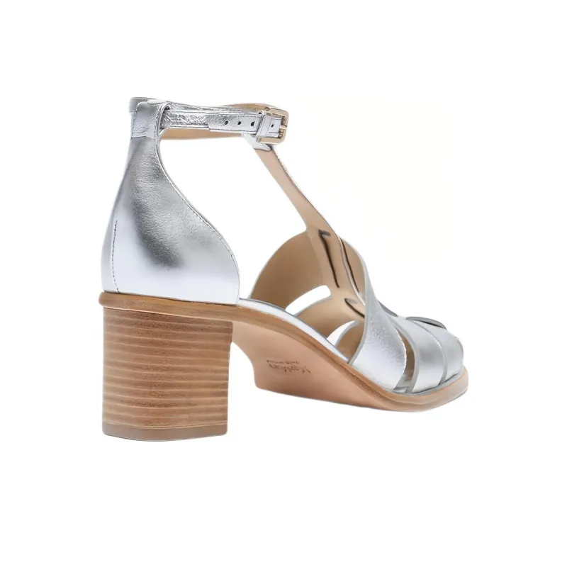 MaxMara Roman Sandals Women's Silver-4
