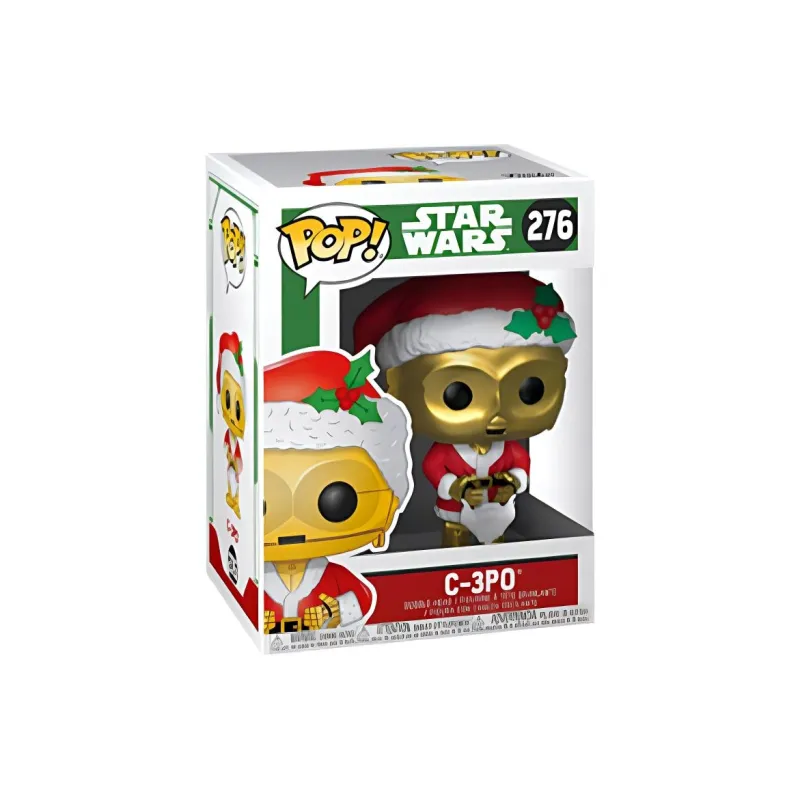 Funko POP Star Wars Holiday Edition C 3PO Chibi Figures-1
