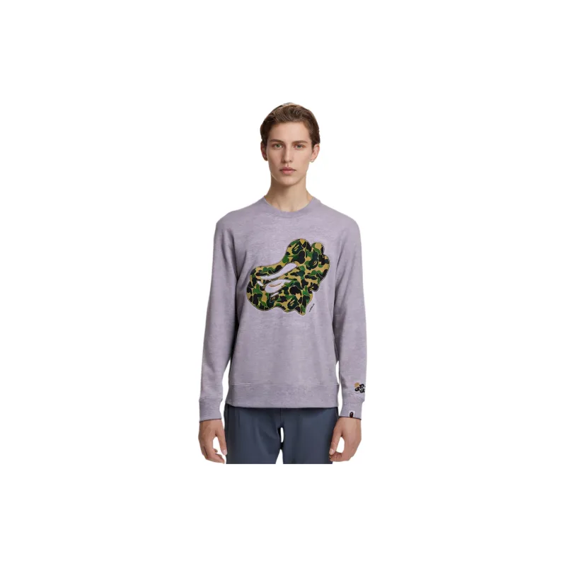 Bape Abc Camo Patch Loose Fit Crewneck-3